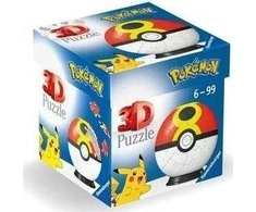 Ravensburger Dėlionė 3D Kula: Pokemon Dusk Ball