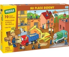 Dėlionė Ravensburger Puzzle 70 Statybvietėje