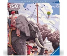 Ravensburger Dėlionė 750 detalių Art&amp;Soul aplink pasaulį per 80 dienų