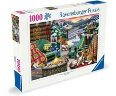 Ravensburger Dėlionė 1000 vnt. - Jauki žiema