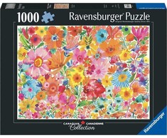 Ravensburger Dėlionė 1000 vnt. - Žydinčios gražuolės