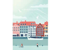 Ravensburger Dėlionė 300 vnt. - Kopenhaga