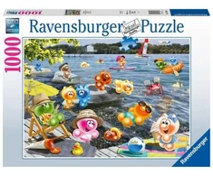 Ravensburger dėlionė 1000 vnt. - Gelini piknikas prie ežero