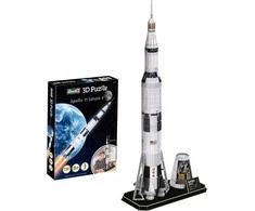 Revell 3D dėlionė Apollo 11 Saturn V raketa, 136 det., 81,5 cm, 8+