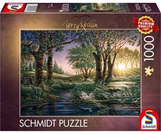 Schmidt Spiele Dėlionė PQ 1000 Terry Redlin Magia Poranka G3