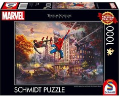 Dėlionė Schmidt Spiele,Disney Schmidt - Thomas Kinkade: Marvel - Žmogus-voras ir draugai - Galutinis aljansas (1000 detalių)