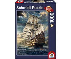 Dėlionė Schmidt Spiele Schmidt Puzzle Statek wypłynął! - 58153 / 1000 dalys - 58153