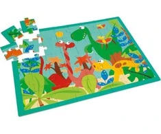 Dėlionė Scratch Scratch, galvosūkis Dino 40 vnt.
