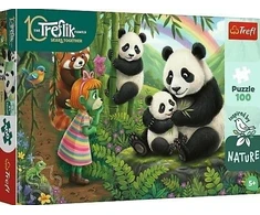 Trefl Dėlionė 100 InspiredByNature Pandy 16595