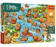 Trefl Dėlionė 100 Seek_Find Kapibary 16586