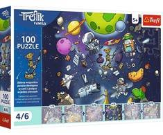 Trefl Dėlionė 100 UFT Robobot w kosmosie 16544