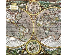 Dėlionė Trefl Bookshop Adult Jigsaw Puzzle Pieter van den Keere: Antique Map of the World