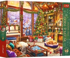 Trefl Dėlionė 1000 XMAS PremPlus Kalėdų vakaras 12171
