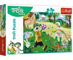 Trefl dėlionė 30 vnt. - Treflikai lauke