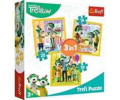 Trefl dėlionė 106 vnt. - Treflikų šeima