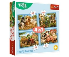 Trefl Dėlionė 4w1 Rodzinny spacer 34692