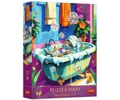 Trefl Dėlionė 1000 PremPlus Miau Relax Powtórz 12141