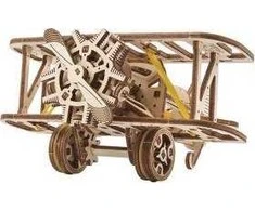 UGEARS „Ugears“ lengvasis orlaivis – medinis mechaninis modelis surinkimui