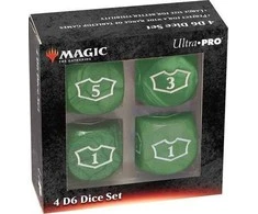 Ultra-Pro Ultra-Pro: Magic the Gathing - Žalias žmogus - 22 mm DeluxE Lojalumo kauliukai rinkinys