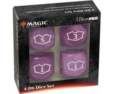 Ultra-Pro Ultra-Pro: Magic the Gathering - juodasis žmogus - 22 mm DeluxE Lojalumo kauliukai rinkinys