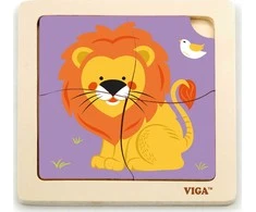 Viga Dėlionė 4 vnt. - Liūtas