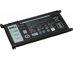 „Dell Btry, Pri, 42Wh, 3C, Lith, Smp, Ren“ – tai techninė įvestis, kuri nėra tipinis produktų aprašymas, tačiau būtų galima suprasti kaip Dell nešiojamojo kompiuterio baterijos pavadinimą. Turbūt tai trumpinys, reiškiantis „Dell Baterija, Primary, 42Wh, 3-cell, Lithium, Smart, Renewed“ (liet. „Dell baterija, pagrindinė, 42Wh, 3 elementų, ličio, išmanioji, atnaujinta“). Kadangi tai greičiausiai prekės pavadinimas ir jame yra tik techninių specifikacijų, o ne aprašomojo teksto, vertimas galėtų būti: **„Dell baterija, pagrindinė, 42Wh, 3 elementų, ličio, išmanioji, atnaujinta“** Tačiau jei tai prekės ženklo/modelio kodas, kurio nereikėtų versti, tuomet galima palikti kaip yra. Kadangi instrukcijose nurodyta, kad modelių ir gaminių kodai neverčiami, bet čia yra ir aprašomųjų žodžių (Btry, Pri, Lith, Smp), manyčiau, kad tinkamiausia būtų išversti trumpinius į pilnus lietuviškus žodžius, kad pavadinimas būtų suprantamas pirkėjui. Taigi, galutinis variantas: **„Dell baterija, pagrindinė, 42Wh