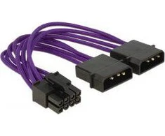 Delock 0.15m, Violetinis (83705)