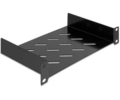 Delock 10 colių 1 U lentyna su ventiliacijos angomis, iki 150 mm gylio, maks. 25 kg apkrova