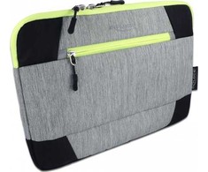 DeLOCK 18410 torba na laptop 33,8 cm (13.3'') Dėklas kieszeniowe Juodas, Pilka, Geltonas