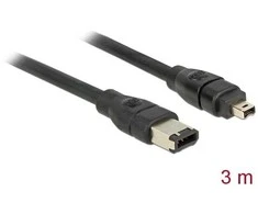 Delock 3m, Juodas (82578)