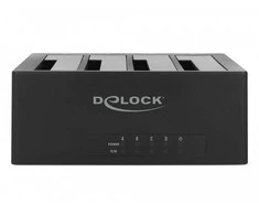 DeLOCK 63930, HDD, SSD, Serial ATA, 2.5,3.5", USB 3.2 Gen 1 (3.1 Gen 1) Type-B, Juodas, 5 Gbit/s