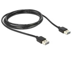 DeLOCK 85556 kabelis USB USB 2.0 2 m USB A Juodas