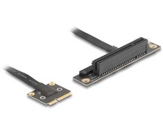 Delock DELOCK Adapteris Mini PCIe Stecker zu PCIe 3.0 x8 Slot 90°