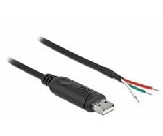 DELOCK Adapterkabel USB 2.0 Typ-A zu seriell RS-232 mit 3