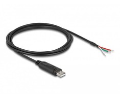 DELOCK adapterio kabelis USB 2.0 A tipo į nuoseklųjį RS-485 jungtį, 2 m