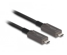 Delock Aktywny Optyczny USB-C™ 4K Video + Dane + PD Kabelis 10 m