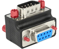 Delock DB- 9 - DB- 9, Juoda (65593)