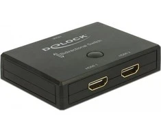 Šakotuvas DELOCK Umschalter HDMI 2-1 bidirektional 4K 60Hz