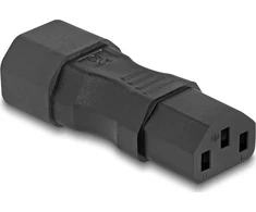 Delock DeLOCK 80467 lizdo keitiklis / kabelis IEC 60320 C14 IEC 60320 C13 Juoda