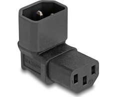 DeLock DeLOCK 80472 keitiklis / adapteris IEC 60320 C14 IEC 60320 C13 Juoda
