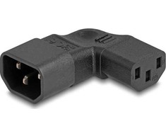 Delock DeLOCK 80474 keitiklis / kištukas IEC 60320 C14 į IEC 60320 C13 Juoda