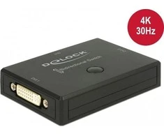 Delock Switch DVI 2 – 1 dvikryptis 4k 30 Hz