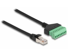 Delock DELOCK RJ45 Kabelis Cat.6 St > Terminalblock Adapteris 30cm 2tlg