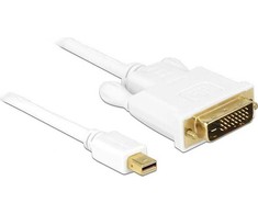 Delock DisplayPort Mini – DVI-D laidas, 1 m baltas (82641)