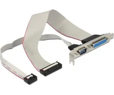 DELOCK lizdo laikiklis>1xSerial, 1xParallel