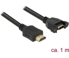 Delock Delock HDMI – HDMI kabelis 1m juodas (85102)