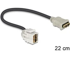 Modulis keystone HDMI na kablu 22cm Delock