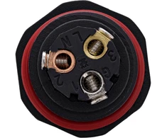 „Delock InLine 69927U“ T tipo jungtis – atspari vandeniui IP68 – 3 išėjimai – M20 sriegis – 4–14 mm kabelio skersmuo – 500 V – 24 A – juoda