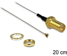 Delock antenos kabelis RP-SMA lizdas montavimui > MHF IV /HSC MXHP32
