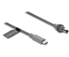 Delock USB Type-C™ laidas į DC 5,5 x 2,1 mm, suderinamas su Starlink Mini, 5 m, pilkas (91822)